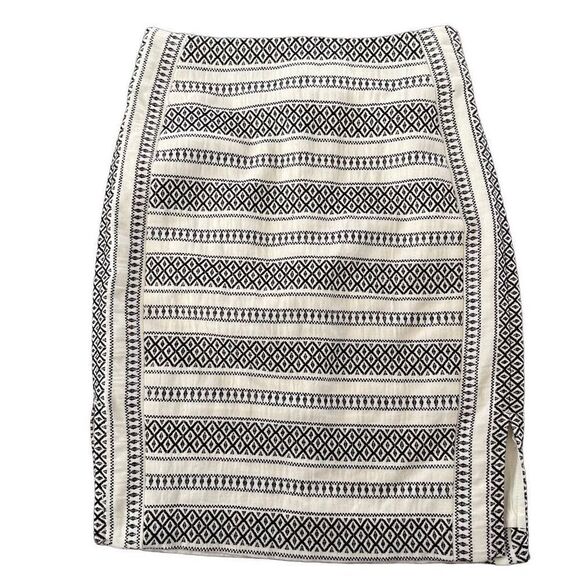 LOFT Printed Boho Aztec Pencil Skirt Career 2P - Picture 1 of 5